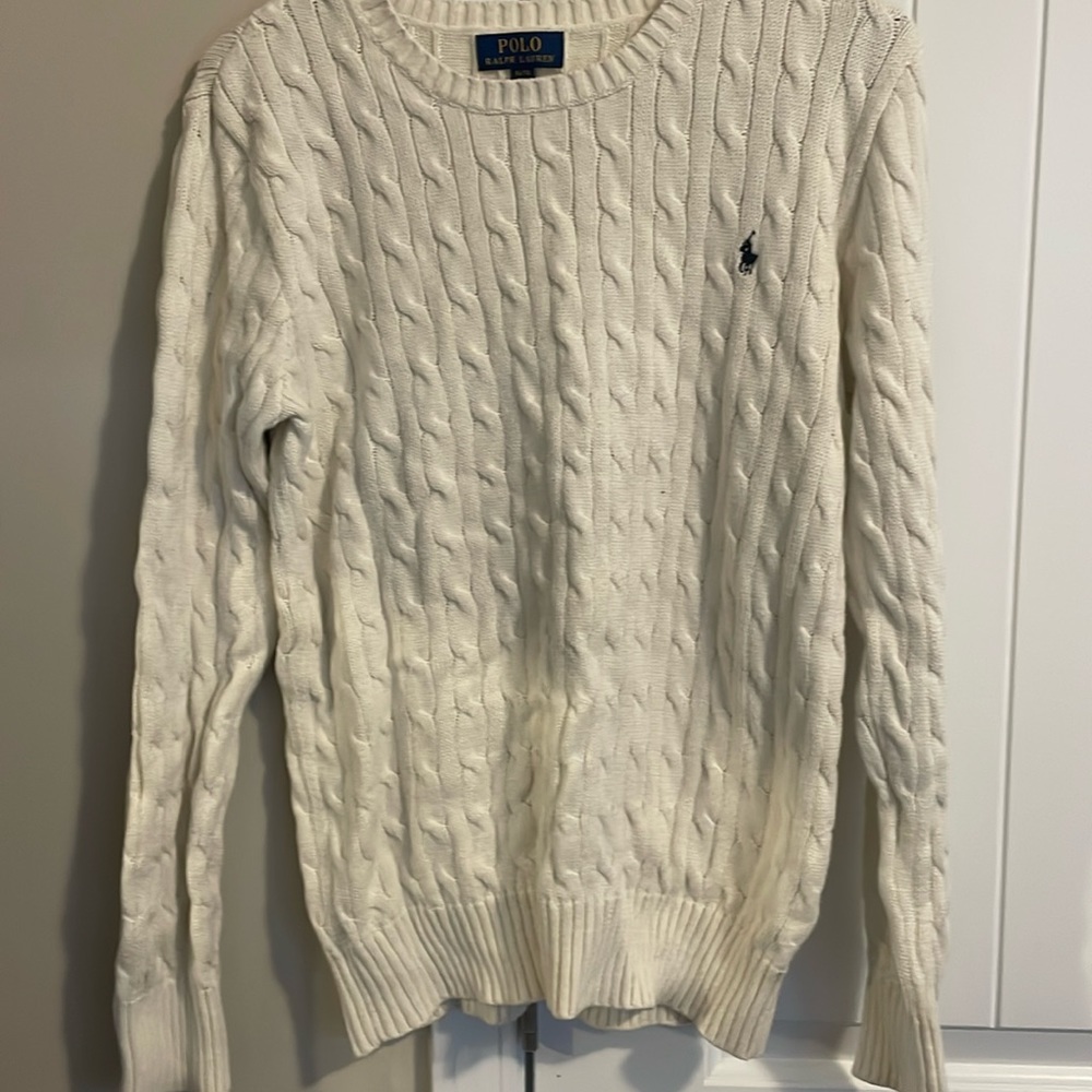 Polo by Ralph Lauren Cream Sweat Boys XL 18/20